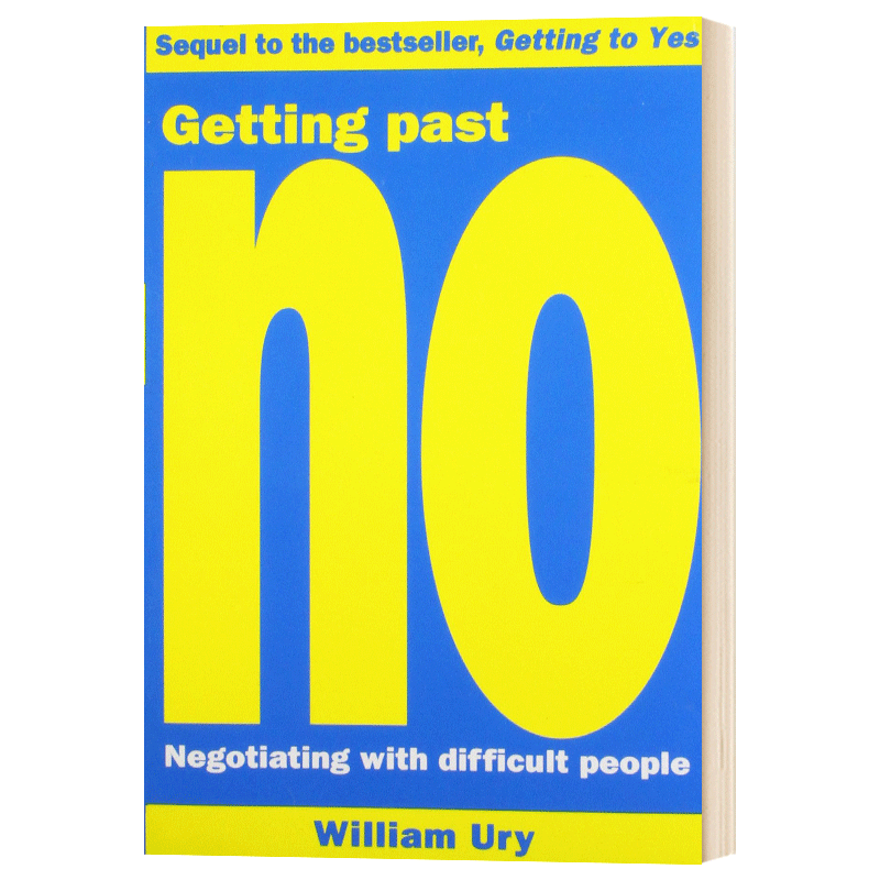 无法说不 从对抗到合作的谈判 英文原版 Getting Past No Negotiating with Difficult People 英文版进口原版英语书籍