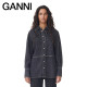GANNI loose fashion top shirt