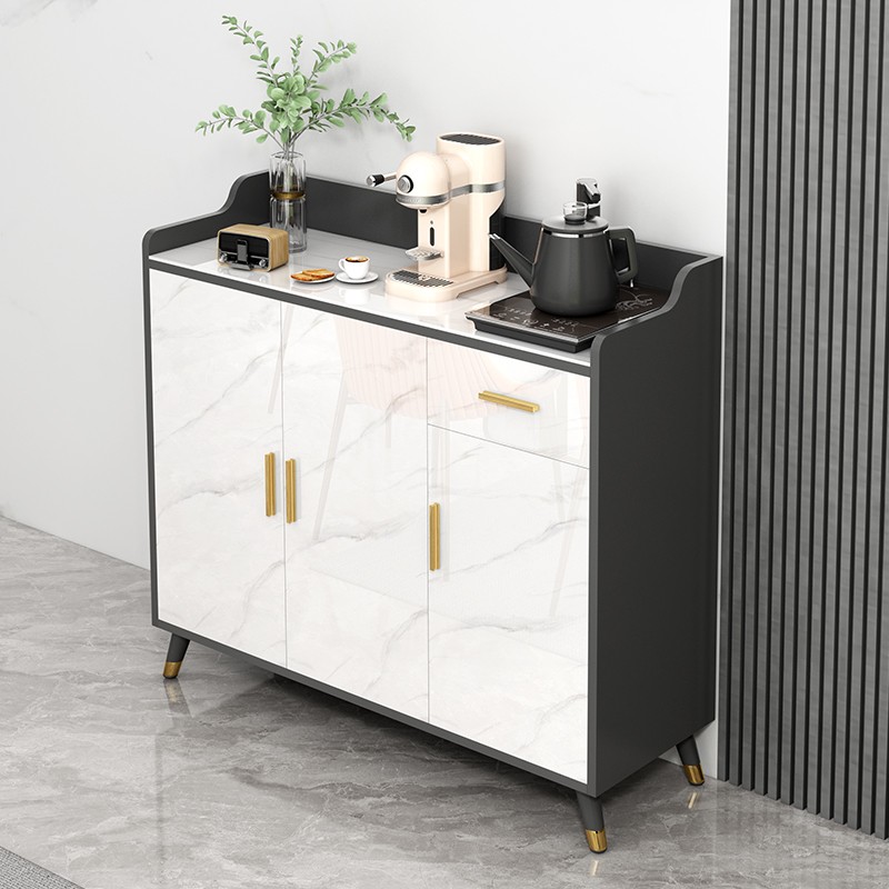 餐边柜现代简约多功能客厅置物架 叶氏木语餐边柜