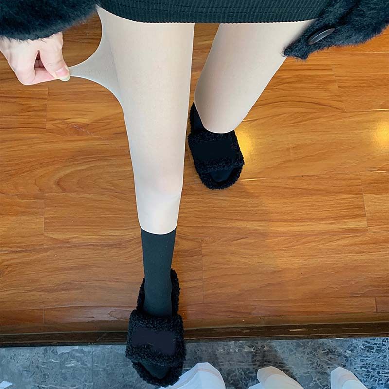 光腿神器拼接打底裤新款外穿丝袜子 朵佳琦连裤袜/打底袜