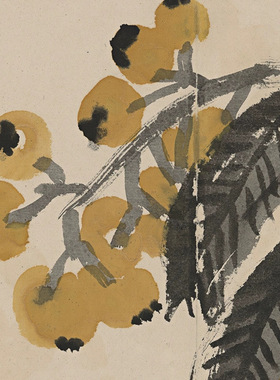 齐白石花朵册页10开国画花卉图案