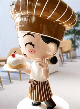 玻璃钢雕塑定制厂家商场美陈网红卡通人物公仔定制户外大型装饰摆