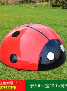 仿真昆虫七星瓢虫玻璃钢雕塑甲虫大摆件户外园林景观庭院草坪装饰