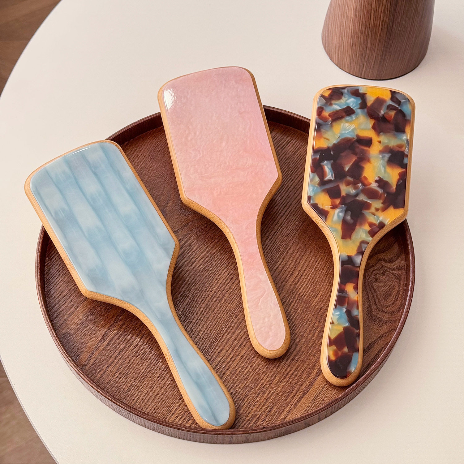 高档醋酸贴片气囊按摩梳子防静电气垫梳按摩头部美发大号蓬松梳,淘宝优惠券,粉丝福利购,淘宝优惠卷