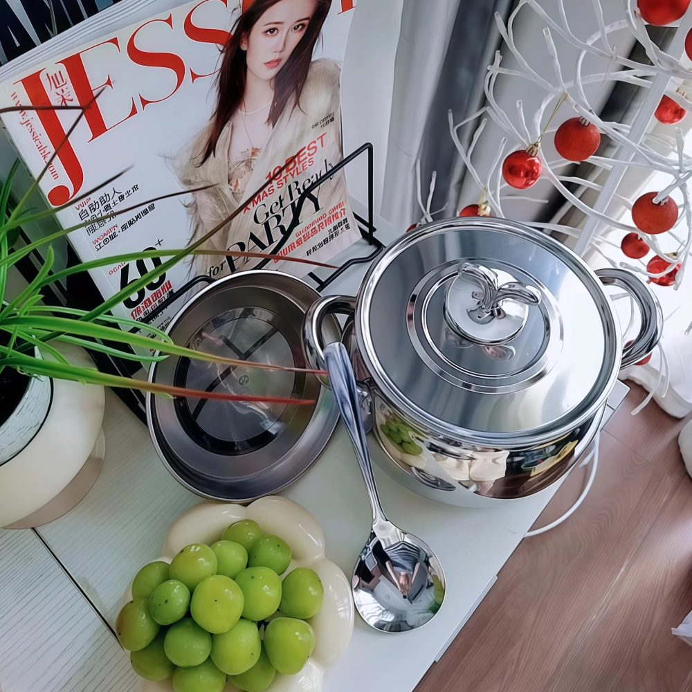 食品级不锈钢带滤网猪油罐双耳猪油锅带盖家用耐高温大容量猪油桶,淘宝优惠券,粉丝福利购,淘宝优惠卷