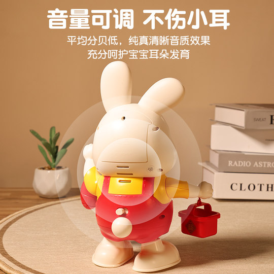 Muñeca de conejo bailando eléctrica genuina