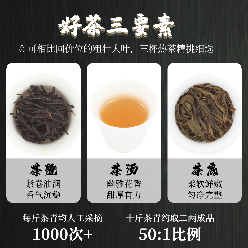 三杯热茶 潮州凤凰单枞茶芝兰香单枞茶 凤凰单丛茶叶高山乌龙茶叶