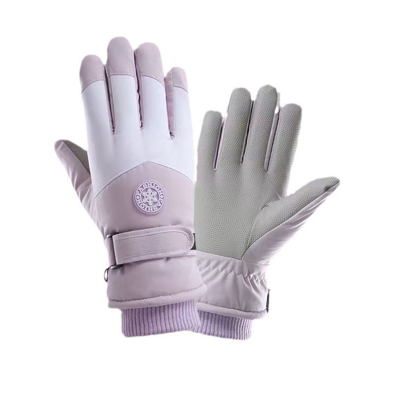 新款东北防寒冬季保暖滑雪手套女加厚绒防水骑行触屏手套男款手套,淘宝优惠券,粉丝福利购,淘宝优惠卷