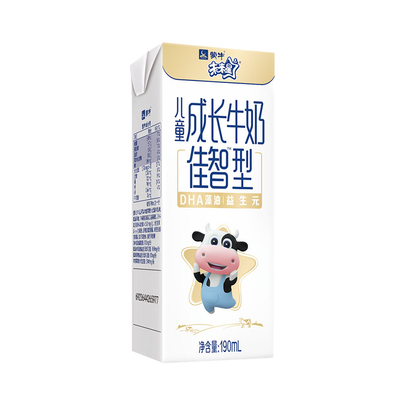 6月新产蒙牛未来星儿童成长牛奶骨力/佳智型190ml*12盒整箱早餐 - 图1