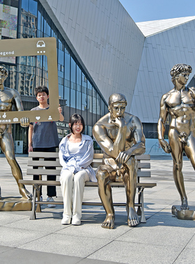 玻璃钢艺术美术学院雕塑模型