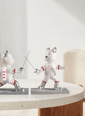 树脂摆件可爱书房礼品摆件