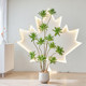 Simulated lily bamboo high-end light luxury new upgraded version