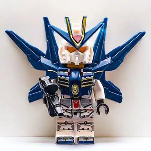 高达小颗粒积木人仔机动战士拼装益智玩具超可动男孩创意摆件 - 图3