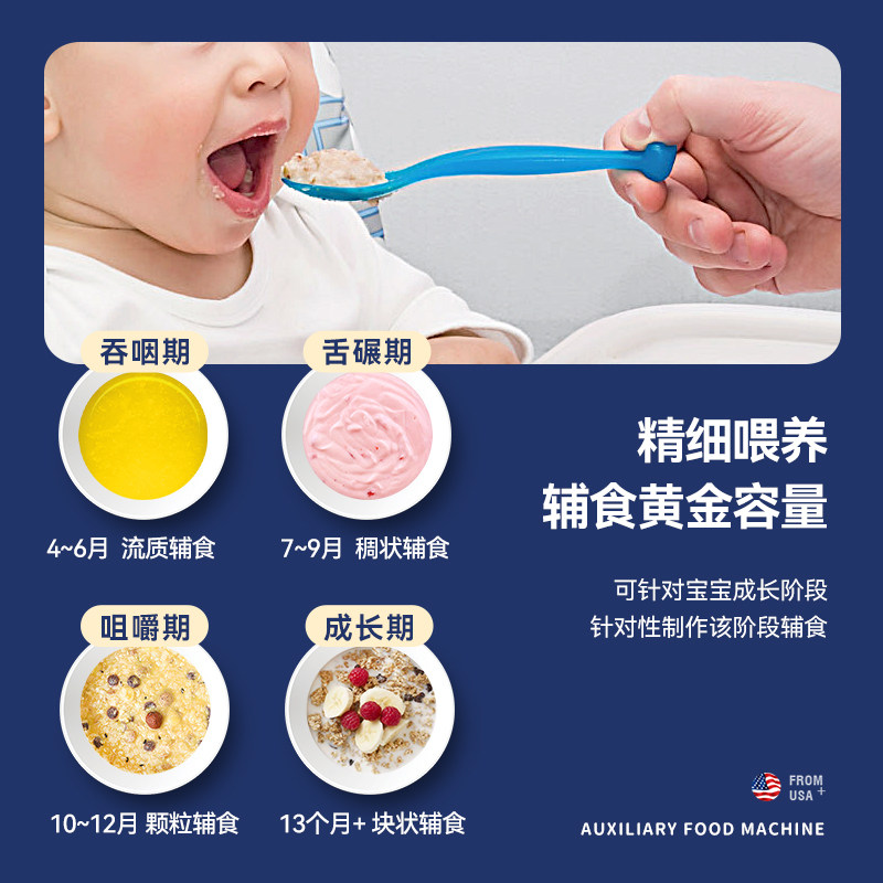 浦利顿辅食机宝宝料理机家用打泥机 浦利顿优屋宝宝料理机/食物搅拌器