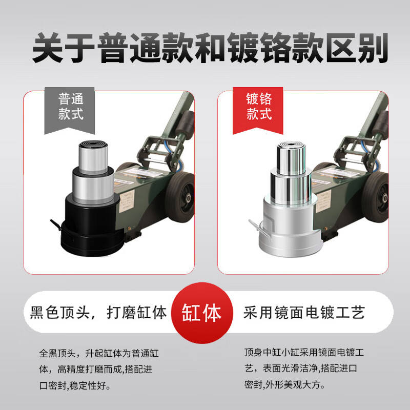 成华巨力卧式气动千斤顶液压30t50t80t100吨货车专用大吨位千金顶 - 图2