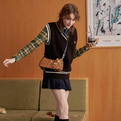 Демисезонная сумка на одно плечо, сумка через плечо, барсетка, небольшая сумка