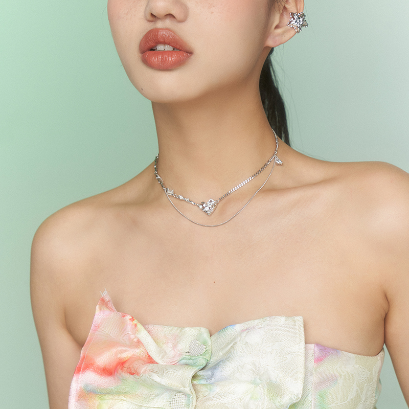 dinn dinn design初爱系列白色项链 dinndinndesign项链