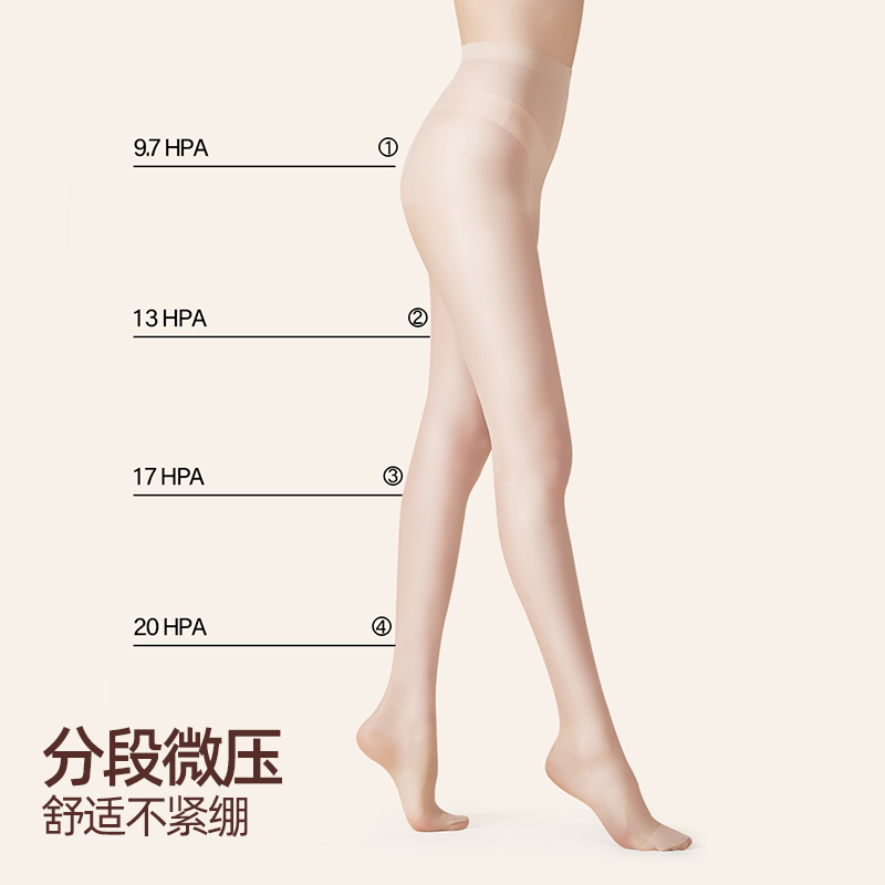 美肤袜肤色丝袜女薄款防勾丝肉色丝袜性感黑丝袜光腿神器自然裸感 - 图1