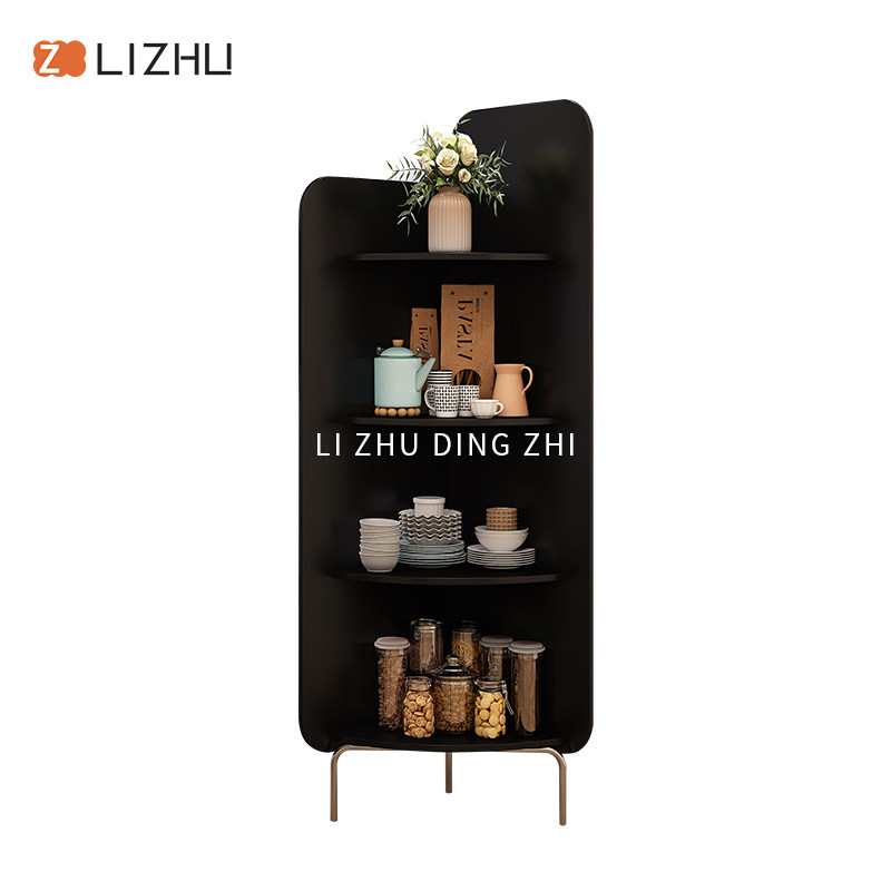 日式转角架客厅小户型墙边柜置物架卧室厨房边角展示柜装饰架书架,淘宝优惠券,粉丝福利购,淘宝优惠卷