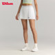 Wilson威尔胜官方春季女士PLEATED风琴交叠裙摆网球运动半身裙