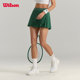 Wilson威尔胜官方春季女士PLEATED风琴交叠裙摆网球运动半身裙