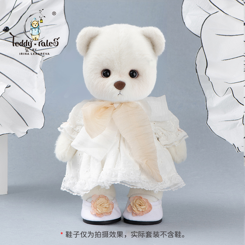 TeddyTales莉娜熊玩偶情侣套装换装娃娃公仔毛绒玩具陪伴安抚礼物 - 图1