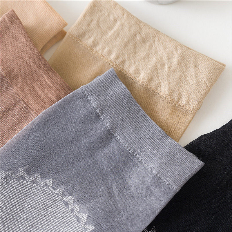 浪莎丝袜女春秋夏季薄款水晶丝短袜耐磨防勾黑肉色棉感袜子中筒袜,淘宝优惠券,粉丝福利购,淘宝优惠卷