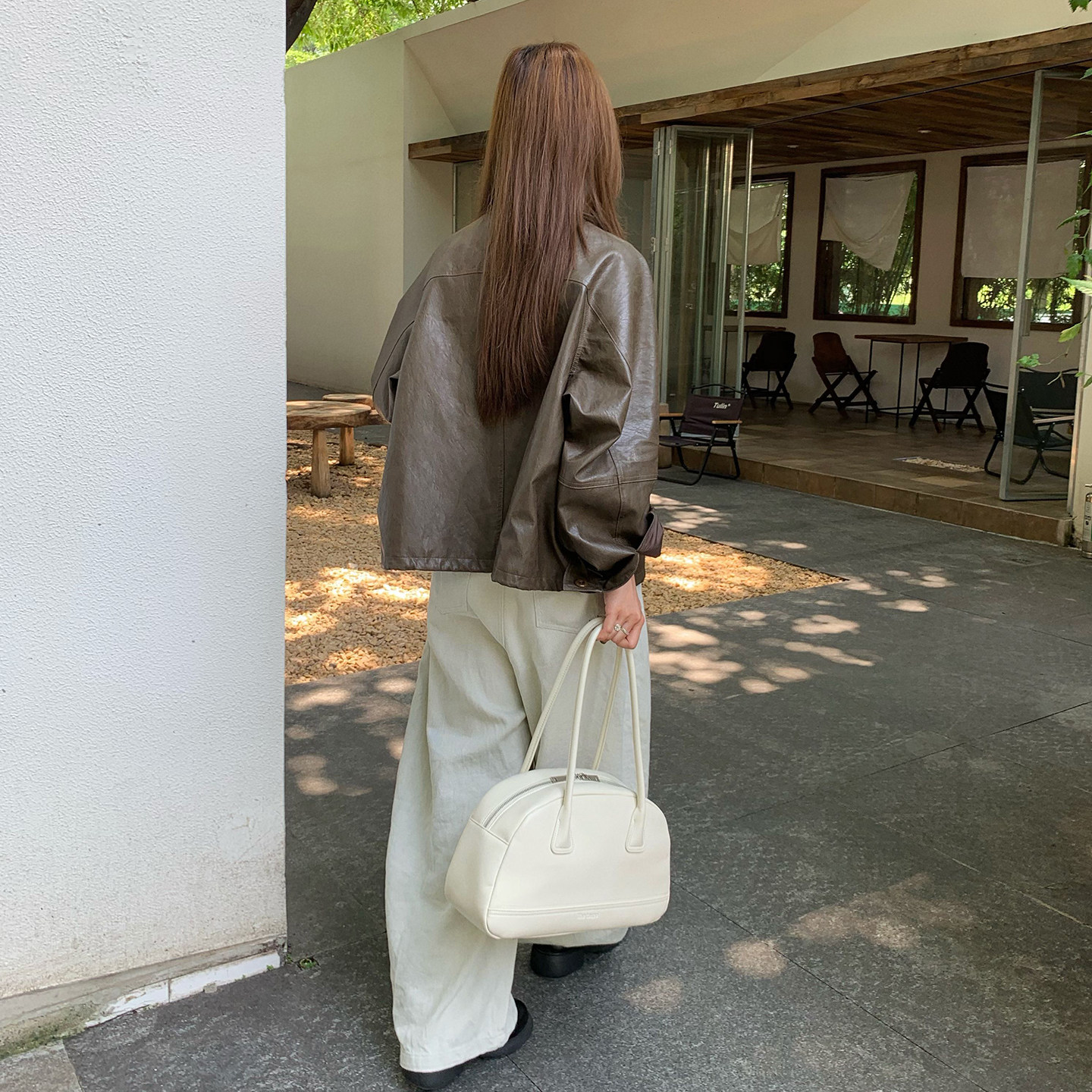 Unique blue韩版ins复古保龄球包手提包休闲腋下单肩包通勤包女包,淘宝优惠券,粉丝福利购,淘宝优惠卷