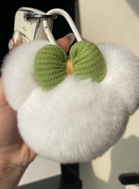 礼物蝴蝶结可爱米奇头毛绒玩偶