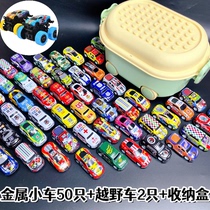 Back to small car Alloy Toy Clockwork Kids Fall Back Model Car Boy Suit