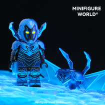 DC Blue Beetle Spider Man Super Hero Series Third Party Building Blocks Man Boy Assembled Toys