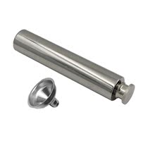 50%HOTMini Portable 2oz Stainless Steel Hip Flask Mirror