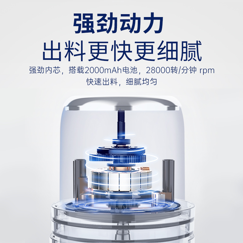 天猫国际进口超市英国摩飞捣蒜器电动绞菜绞肉机家用迷你辅食料理机拉蒜捣蒜泥神器1