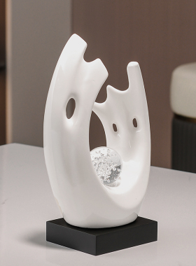 掌上明珠轻奢高级感客厅玄关桌面酒柜电视柜装饰摆件乔迁新居礼物