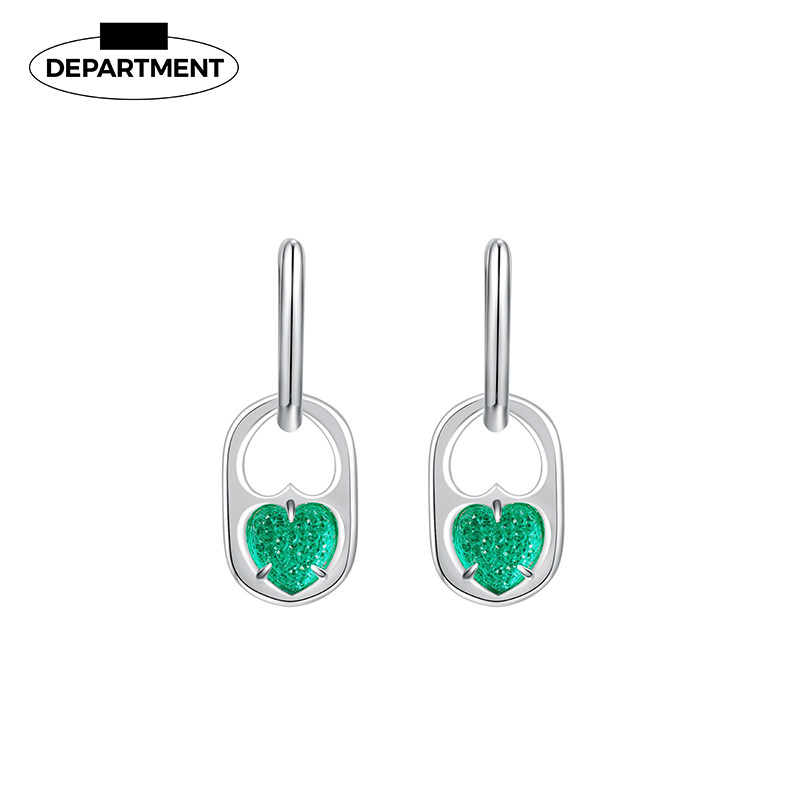 department圣诞爱情白桃粉桃潮耳环 department耳环