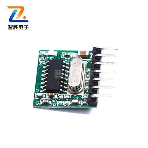 1527学习码编码无线RF发射模块433/315Mhz微型四键遥控器PCBA - 图1