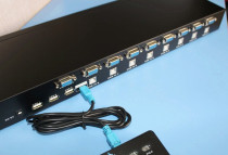 KVM switcher 8-port USB Smart KVM with desktop controller VGA8 in 1 out of MT-801UK