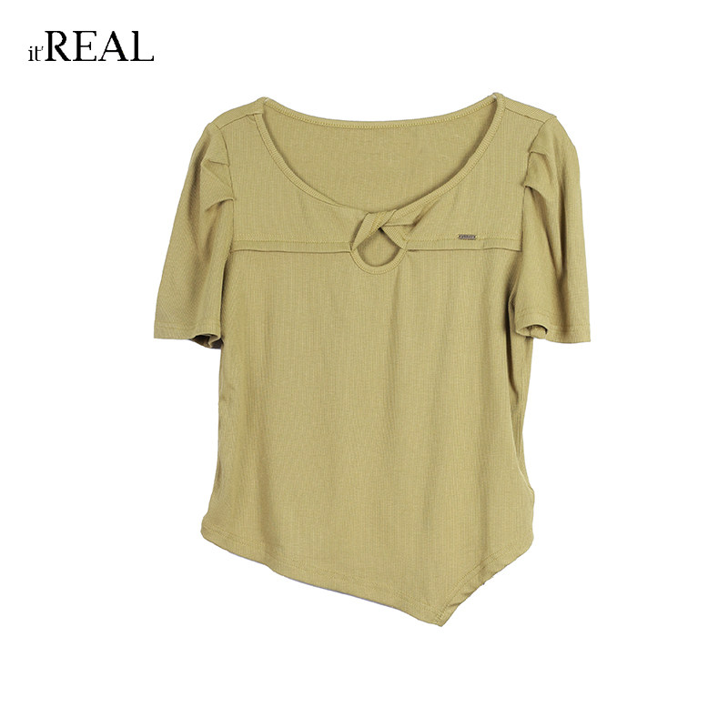 itreal瑞尔女装2023春季文艺t恤 itrealT恤