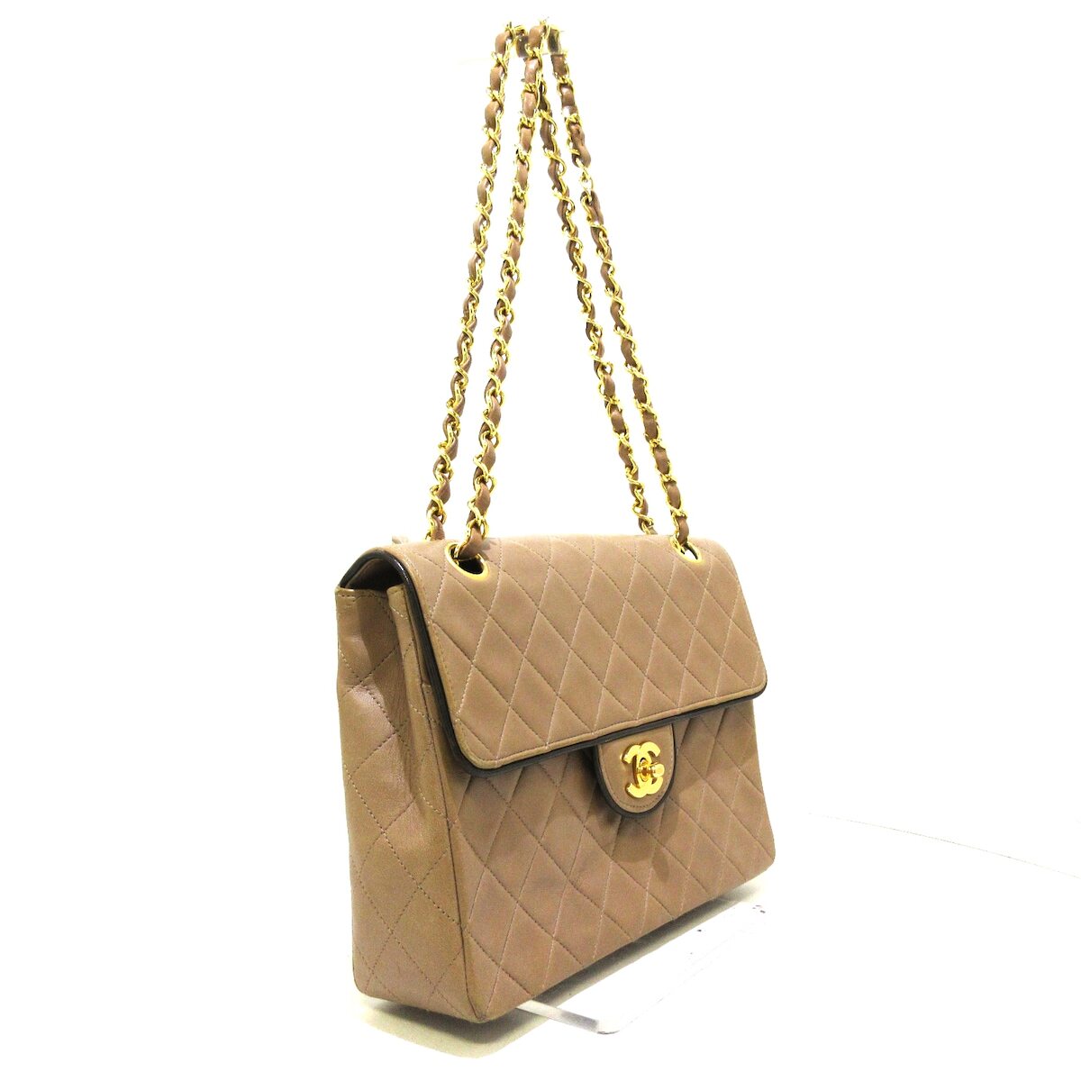 中古chanel香奈儿85新菱格纹单肩包 Brandear海外女士包袋