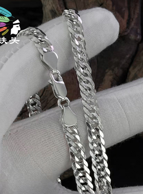 大铁头的店纯银925古巴项链