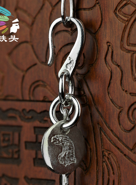 余文乐款LS风切羽毛鱼钩鹰头项链