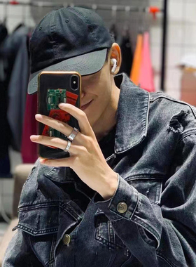 设计感星星戒指开口可调节小众潮