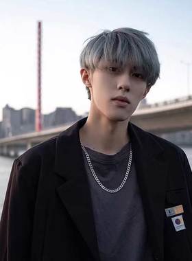 不掉色古巴链项链男潮牌嘻哈