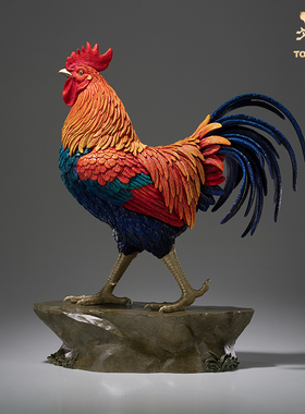 全黄铜摆件铜鸡家居装饰