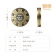 铜师傅铜伴《好运筹码》指尖陀螺 EDC解压玩具 把玩神器手把件