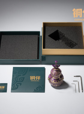 铜师傅铜伴养剑葫芦手把件EDC解压玩具摆件把玩神器桌面铜摆件