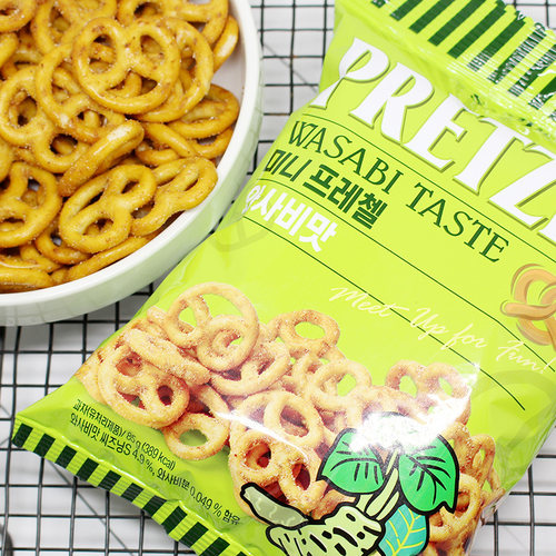 韩国进口Samjin三进蝴蝶形酥脆饼干圈芥末味芝士味海鲜味零食品 - 图1