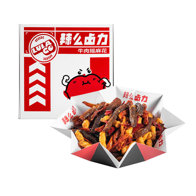 辣么卤力熟食真空冷吃摇麻花牛肉 辣么卤力牛肉类