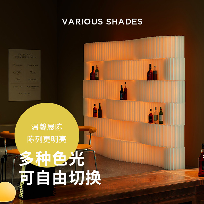 折学家叠层纸墙屏风隔断折叠墙板栅栏玄关房间客厅餐厅可移动屏风
