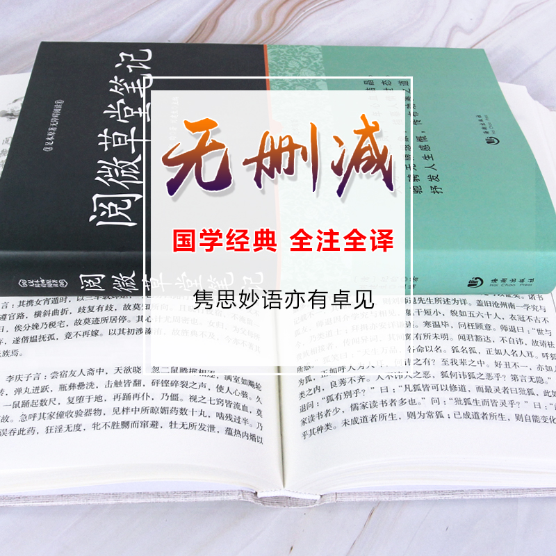 正版现货 完整版无删减阅微草堂笔记古典文学小说正版百部国学全本 纪晓岚 南怀瑾推荐丛书小学新语文阅读青年版必读书籍 - 图0